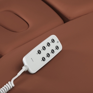 Leżanka SPA Sillon Relax brązowa z czarną podstawą (156149)