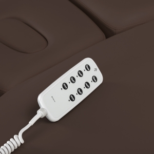 Leżanka SPA Sillon Relax brązowa ciemna z jasnobrązową podstawą (156152)