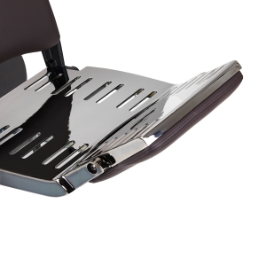 Fotel Barberski elektryczny Gabbiano Duke Brązowy  (149527)