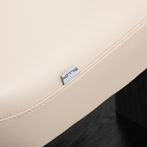 Leżanka SPA Sillon Relax kremowa z czarną podstawą (154686)