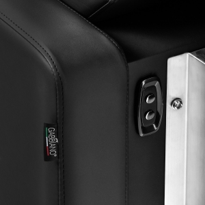 Gabbiano Myjnia fryzjerska Sylvia z elektrycznym podnóżkiem i masażem czarna (153418)