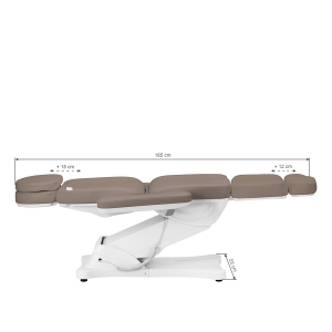Elektryczny fotel kosmetyczny SILLON CLASSIC 3 silniki modern brown  (154456)