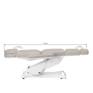 Elektryczny fotel kosmetyczny SILLON CLASSIC 3 silniki sea salt  (154455)