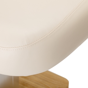 Leżanka SPA Sillon Comfort kremowa z jasnobrązową podstawą (154687)