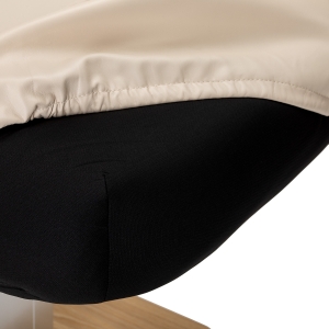 Leżanka SPA Sillon Comfort kremowa z jasnobrązową podstawą (154687)