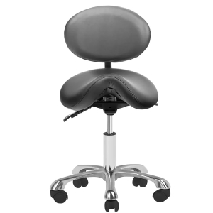 ACTIVESHOP Taboret kosmetyczny 1025 czarny Giovanni