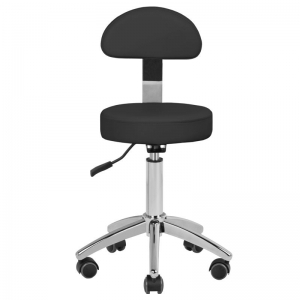 ACTIVESHOP Taboret kosmetyczny AM-304 czarny