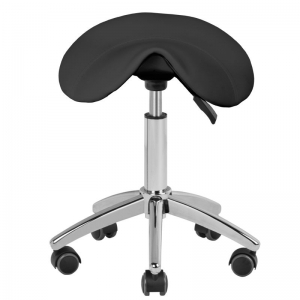 ACTIVESHOP Taboret kosmetyczny AM-302 czarny