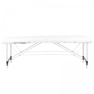 ACTIVESHOP Stół składany do masażu aluminiowy komfort Activ Fizjo 2 segmentowe white