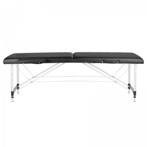 ACTIVESHOP Stół składany do masażu aluminiowy komfort Activ Fizjo 2 segmenty czarny