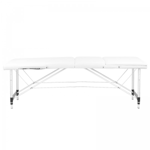 ACTIVESHOP Stół składany do masażu aluminiowy komfort Activ Fizjo 3 segmentowy white