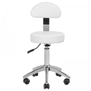 ACTIVESHOP Taboret kosmetyczny AM-304 biały