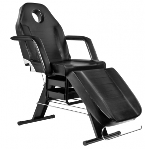 ACTIVESHOP Fotel kosmetyczny A202 z kuwetami czarny 