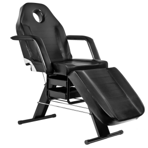 ACTIVESHOP Fotel kosmetyczny Basic 202 z kuwetami czarny 