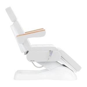 ACTIVESHOP Fotel kosmetyczny elektryczny SILLON Lux 273b 3 silniki biały 
