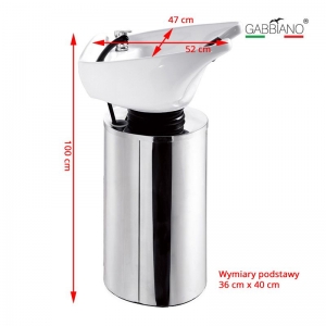 Gabbiano myjnia fryzjerska Q-2460 - stacja do mycia (107646)
