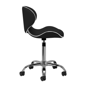 Gabbiano taboret kosmetyczny Q-4599 czarny (111138)