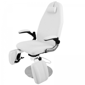 Fotel podologiczny hydrauliczny Azzurro 713A biały (112603)