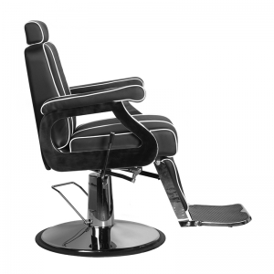Gabbiano fotel barberski Paulo czarny (125390)