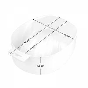 Miseczka do manicure white (100857)