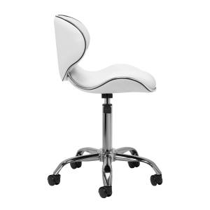 Gabbiano taboret kosmetyczny Q-4599 biały (106672)