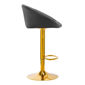 4Rico Hoker barowy QS-B16G aksamit szary (141189)