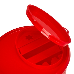Pojemnik na odpady medyczne 1 L czerwony (144708)
