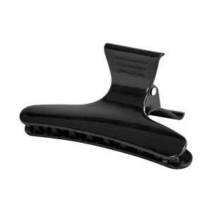 Klamry fryzjerskie do włosów kraby E-49 12 szt. czarne (133253)