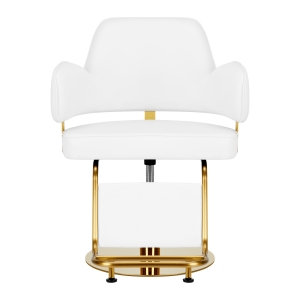 Gabbiano fotel fryzjerski Linz NQ złoto biały (148061)