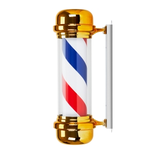 Plafon podświetlany pole barber shop BB-02 złoty duży (148197)