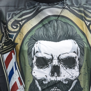 Peleryna barberska z gumowym kołnierzem J-455 (149388)