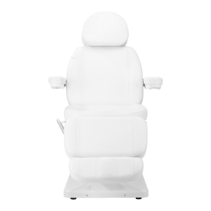 Elektryczny fotel kosmetyczny SILLON Luxury 3 silniki biały (150222)