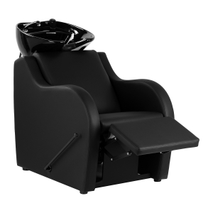 Gabbiano Myjnia fryzjerska Carmen z regulowanym podnóżkiem czarna (153420)