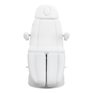 Fotel kosmetyczny elektr. Azzurro Lux 5m biały  (154880)