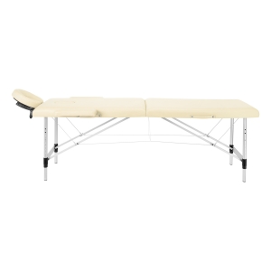 Balance stół składany do masażu aluminiowy 2 segmentowe cream (155270)