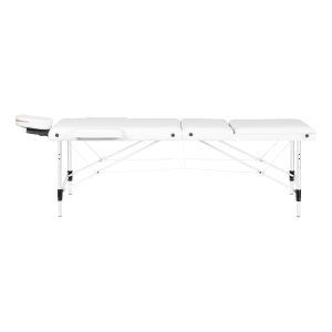 Balance stół składany do masażu aluminiowy 3 segmentowy white (155274)