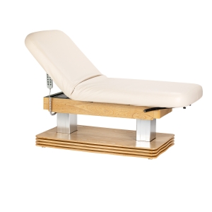 Leżanka SPA Sillon Comfort kremowa z jasnobrązową podstawą (154687)