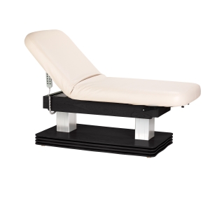 Leżanka SPA Sillon Comfort kremowa z czarną podstawą (154688)