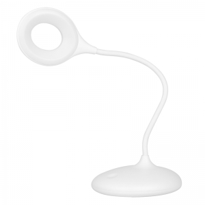 Lampka ring led snake na biurko biała (127631)