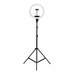 Lampa pierścieniowa Ring Light 13"" 36W LED ze statywem czarna  (131446)