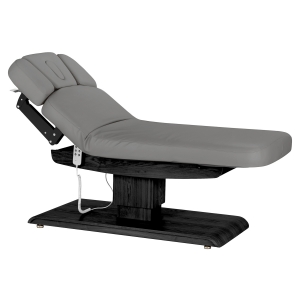 Leżanka SPA Sillon Relax szara z czarną podstawą (156148)