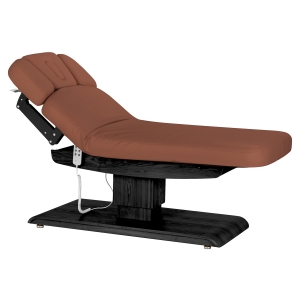 Leżanka SPA Sillon Relax brązowa z czarną podstawą (156149)