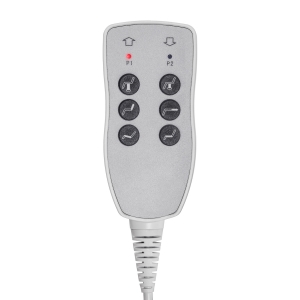 Fotel kosmetyczny elektr. Azzurro 870S pedi 3 siln. szary (109082)