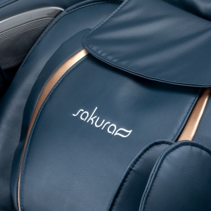 Fotel masujący Sakura Maximus 809 3D szaro niebieski (154187)