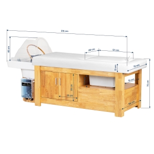 Gabbiano Leżanka Myjnia Head Spa Bali biała (154393)