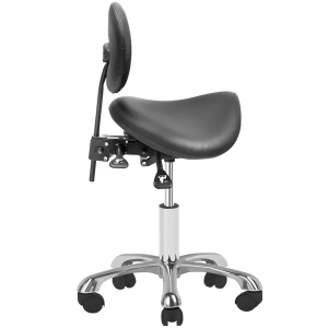 ACTIVESHOP Taboret kosmetyczny 1025 czarny Giovanni