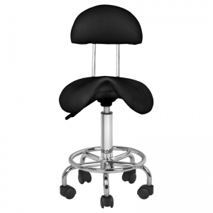 ACTIVESHOP Taboret kosmetyczny 6001 czarny