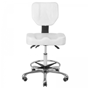 ACTIVESHOP Taboret kosmetyczny A-4299 biały