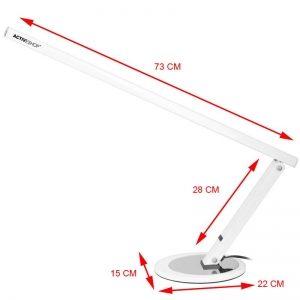 ACTIVESHOP Lampa na biurko Slim led biała