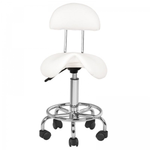 ACTIVESHOP Taboret kosmetyczny 6001 biały